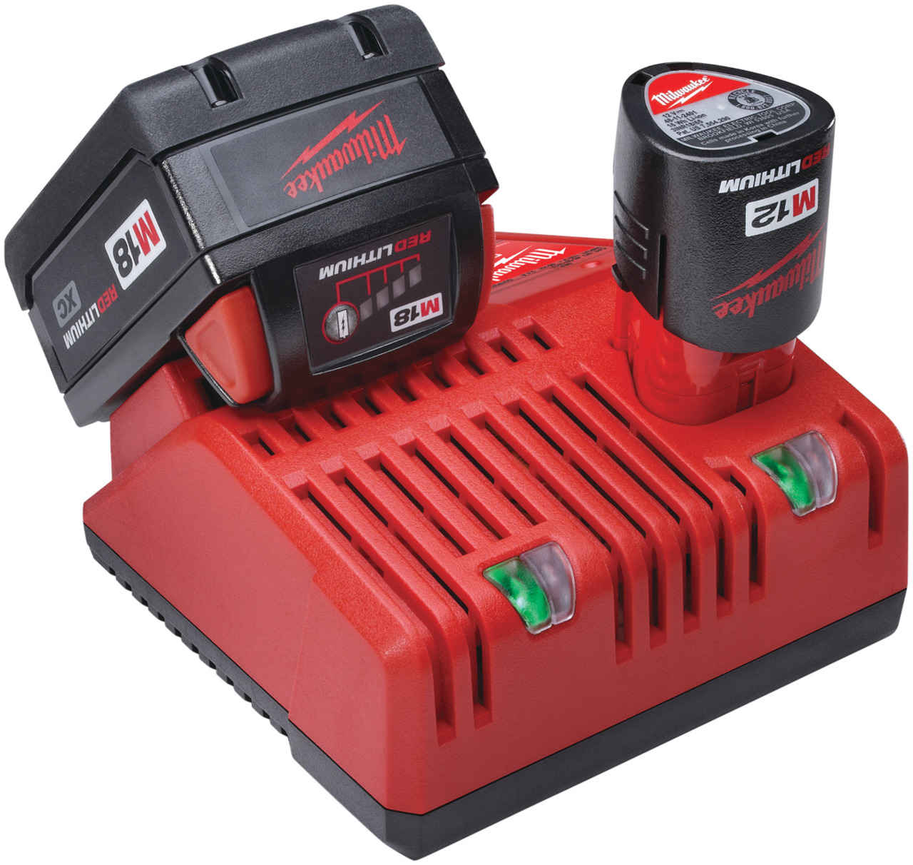 Milwaukee M12/M18 12V 18V Multi Voltage Charger - HD Supply White Cap